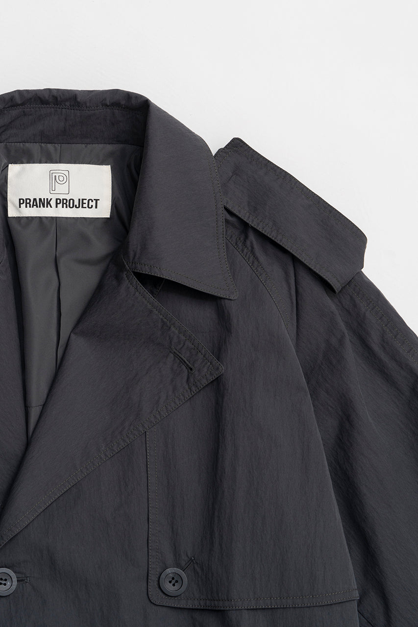 Balloon Hem Trench - 2026 SPRING