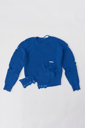 【SALE】Hard Crashed Knit Pullover