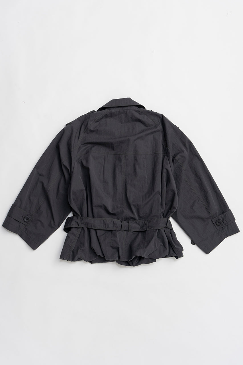 Balloon Hem Trench - 2026 SPRING