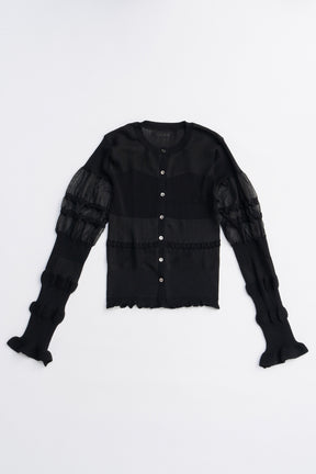 Contrast Border Knit Top