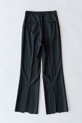 【SALE】Pinstripe Wrap Layered Pants