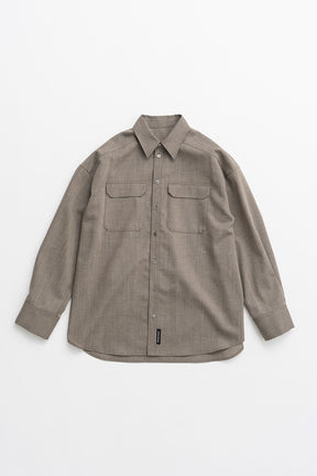 Silk Nep Overshirt - 2026AUTUMN