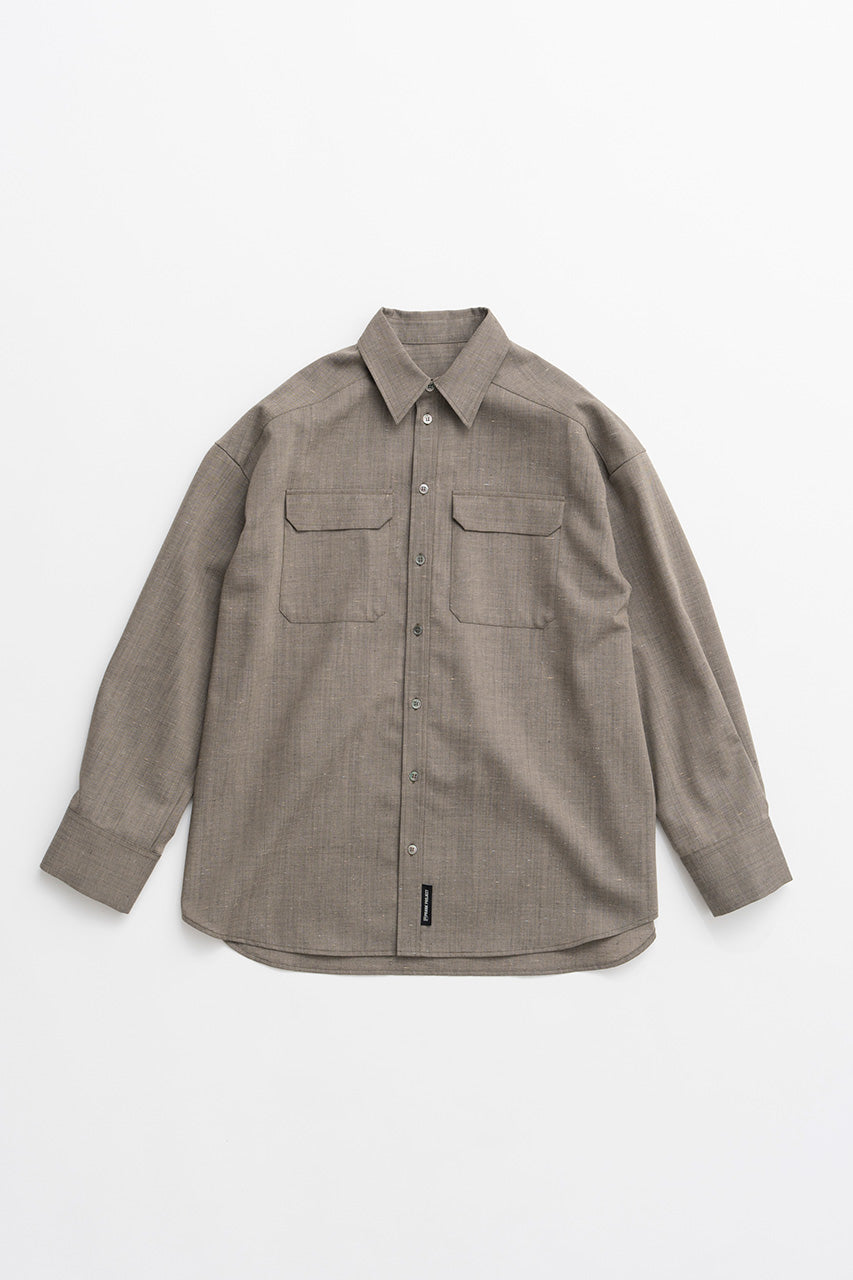 Silk Nep Overshirt - 2026AUTUMN