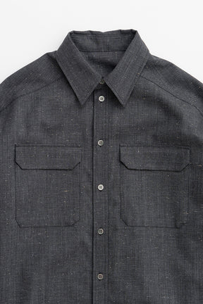 Silk Nep Overshirt - 2026AUTUMN