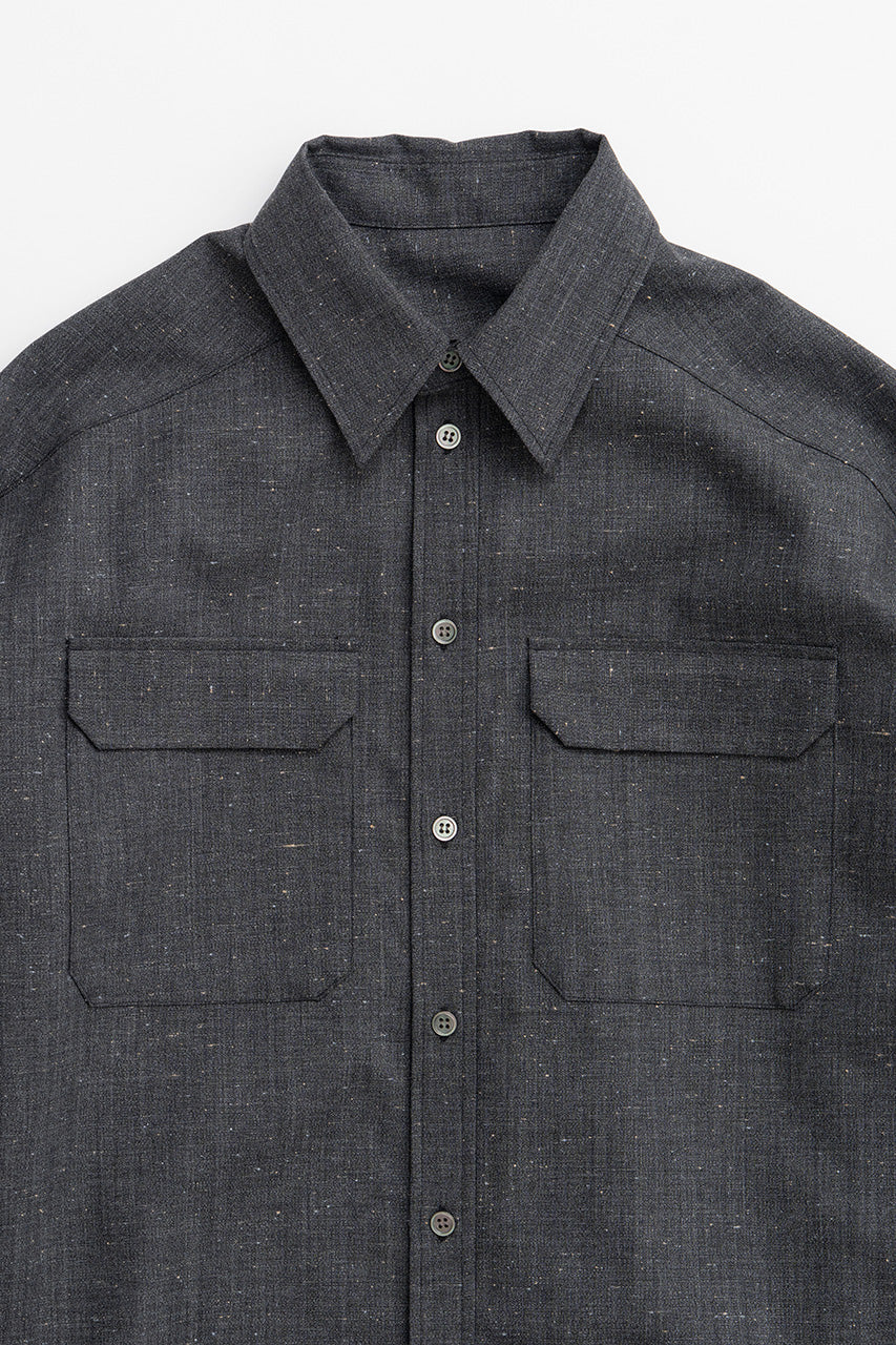 Silk Nep Overshirt - 2026AUTUMN
