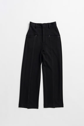 Back Slit Slim Pants - 26SUMMER 2nd