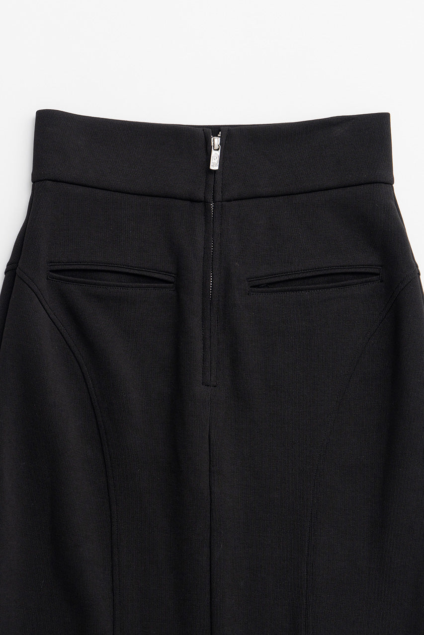Rib Narrow Skirt - 2026AUTUMN