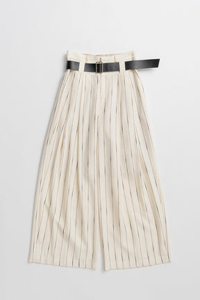 Double-Belted Wide-Leg Pants - 26SUMMER 2nd