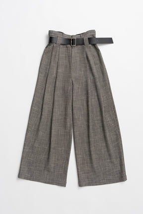 Double-Belted Wide-Leg Pants - 26SUMMER 2nd