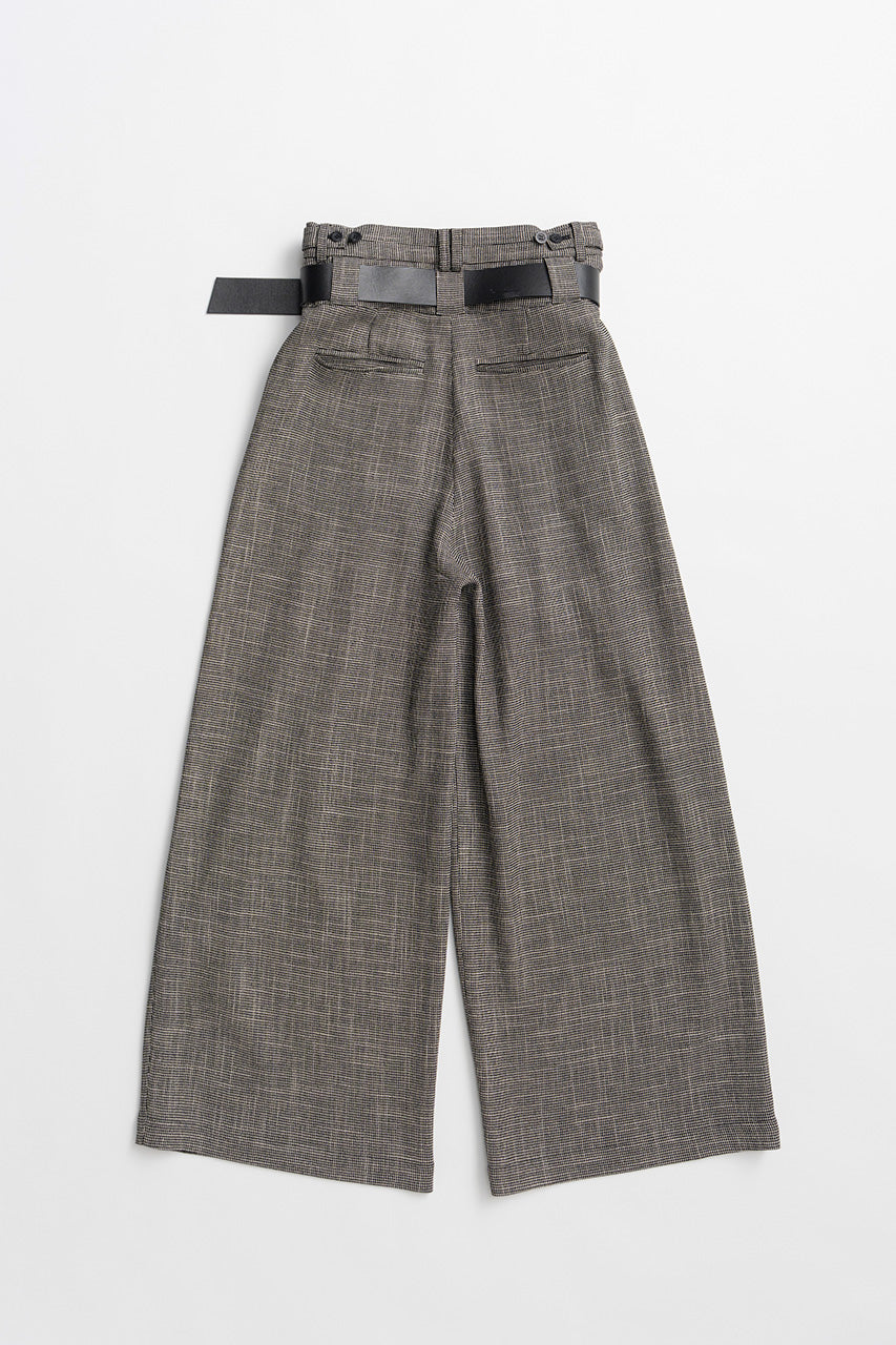 Double-Belted Wide-Leg Pants - 26SUMMER 2nd