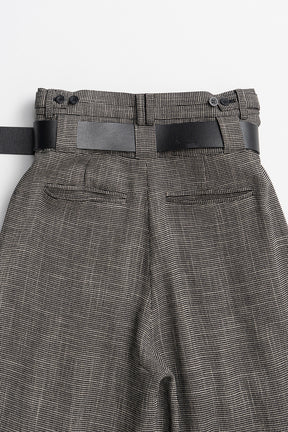 Double-Belted Wide-Leg Pants - 26SUMMER 2nd