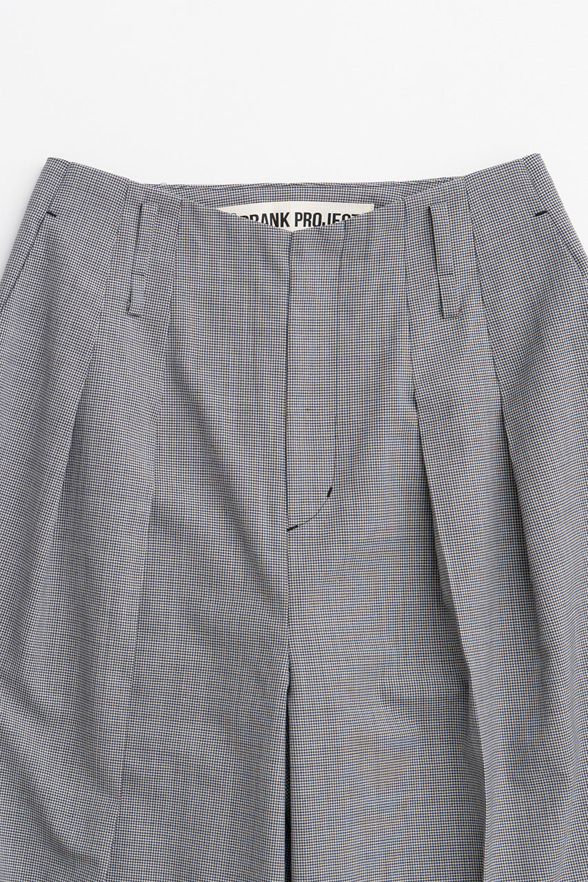 Pin Check Cocoon Pants - 2026AUTUMN