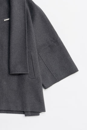 Poncho Coat with Scarf - 2025 AUTUMN