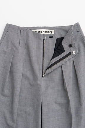 Pin Check Cocoon Pants - 2026AUTUMN