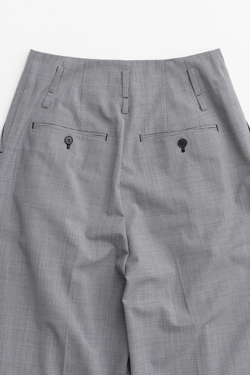 Pin Check Cocoon Pants - 2026AUTUMN