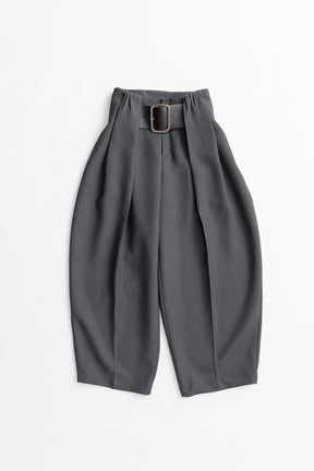 High-Waist Belted Tuck Pants - PRE ORDER