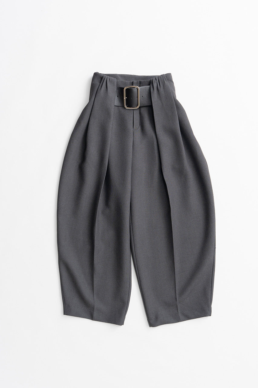 High-Waist Belted Tuck Pants - PRE ORDER