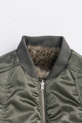 Reversible fur MA-1 - 2025 AUTUMN