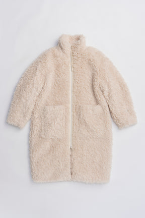 Synthetic Fur Long Coat - 2025 WINTER