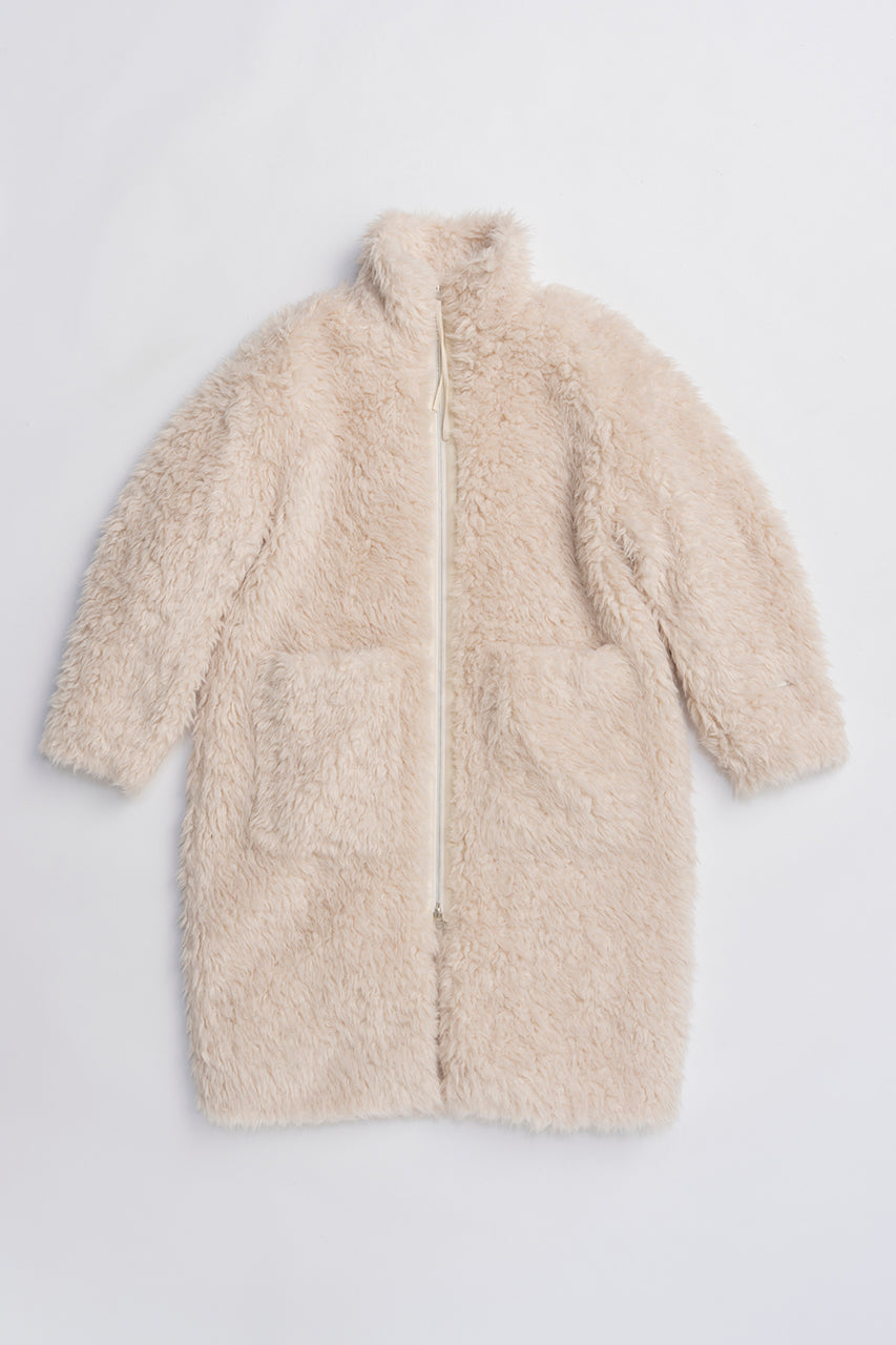 Synthetic Fur Long Coat - 2025 WINTER