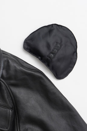Low Drawstring Sheep Leather Jacket - 2026AUTUMN