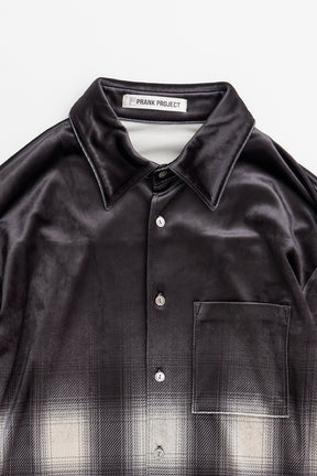 Faded Check Velour Shirt - 2026AUTUMN