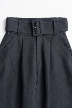 High-Waist Belt Cocoon Pants - 2026AUTUMN