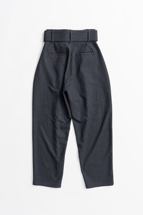 High-Waist Belt Cocoon Pants - 2026AUTUMN