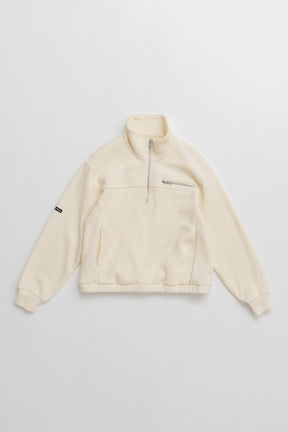 Wool Blend Half-Zip Top - 2026AUTUMN