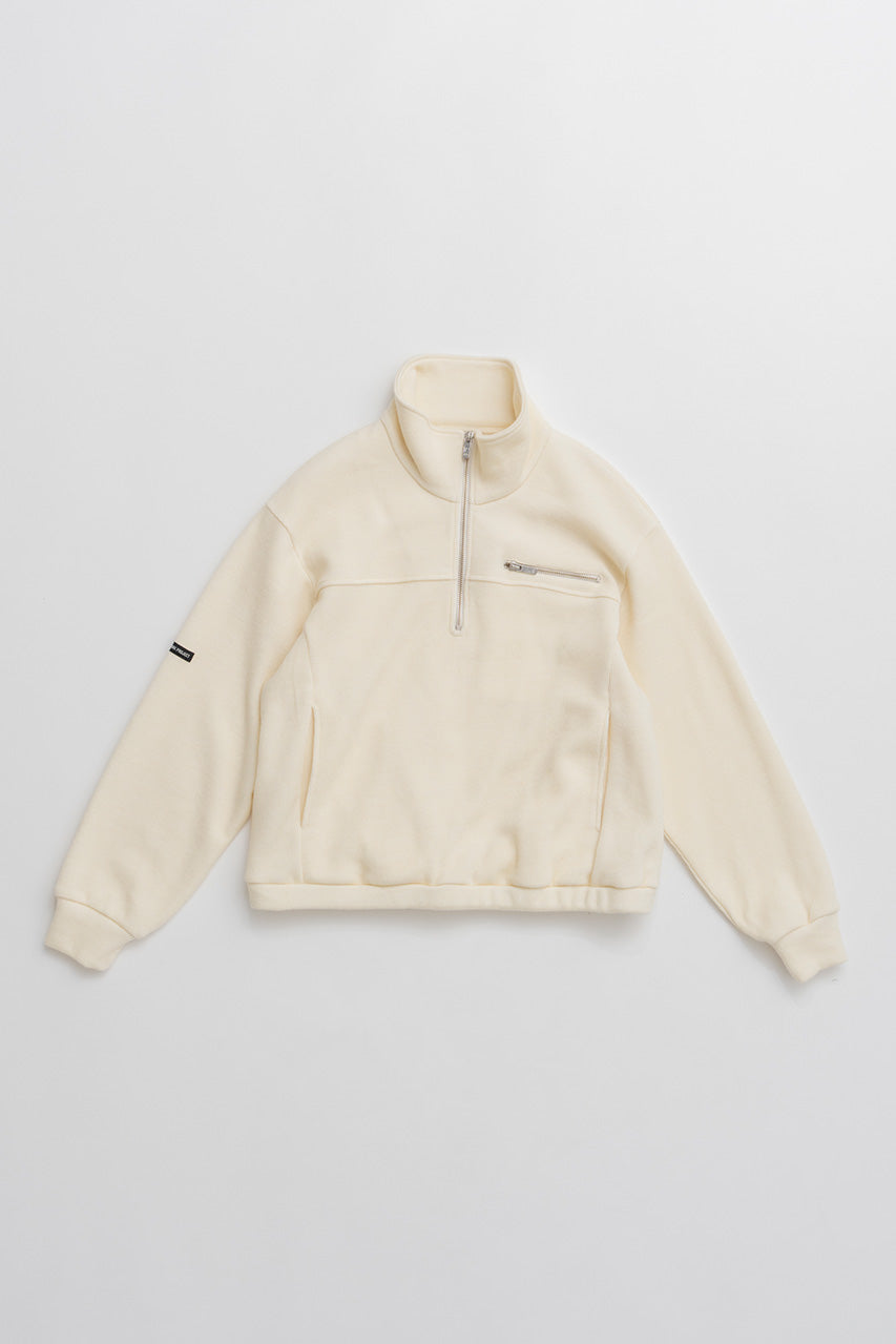 Wool Blend Half-Zip Top - 2026AUTUMN