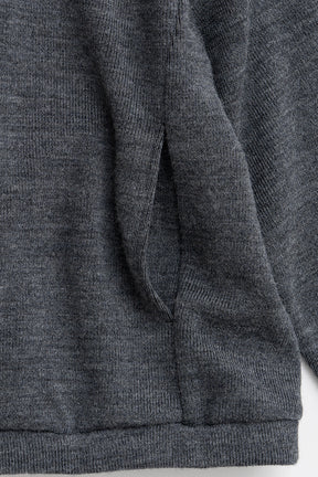Wool Blend Half-Zip Top - 2026AUTUMN