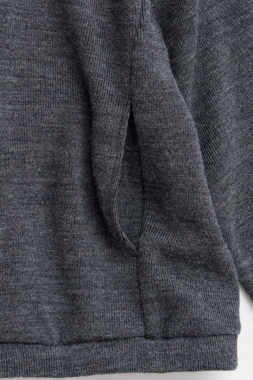 Wool Blend Half-Zip Top - 2026AUTUMN