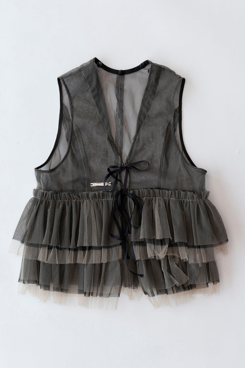 Frill Tulle Vest