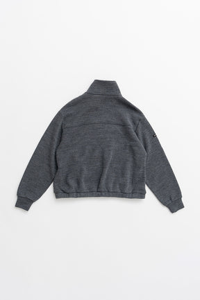 Wool Blend Half-Zip Top - 2026AUTUMN
