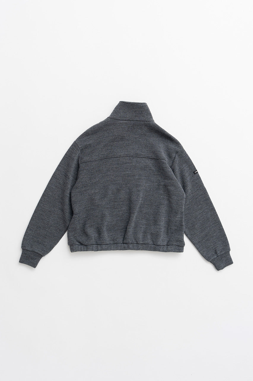 Wool Blend Half-Zip Top - 2026AUTUMN