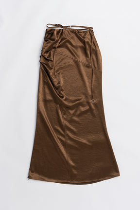 Satin Long Skirt - 2025 WINTER