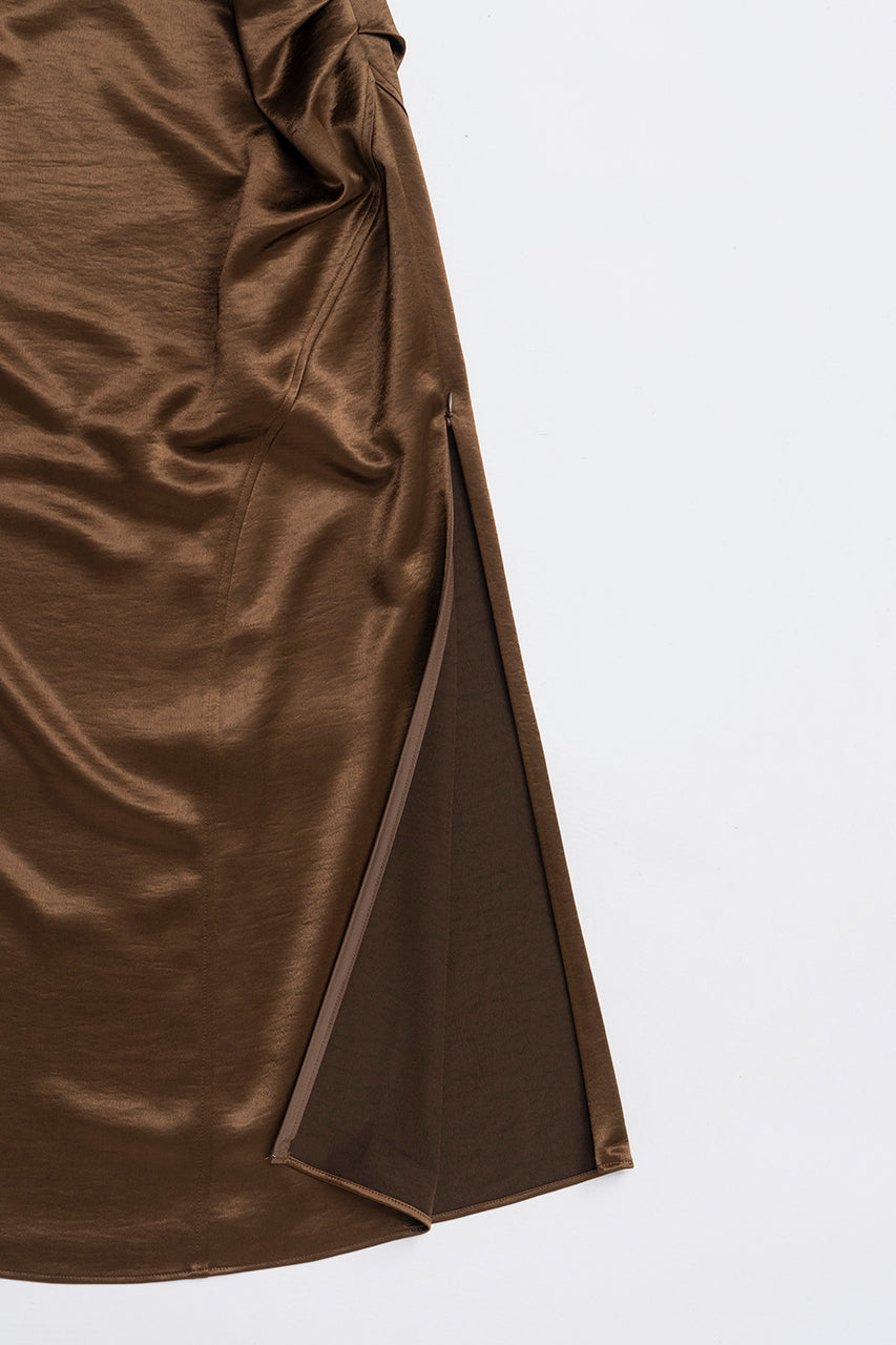 Satin Long Skirt - 2025 WINTER