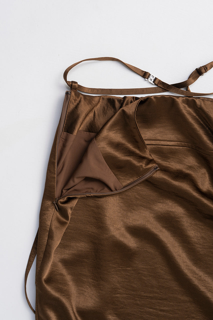 Satin Long Skirt - 2025 WINTER