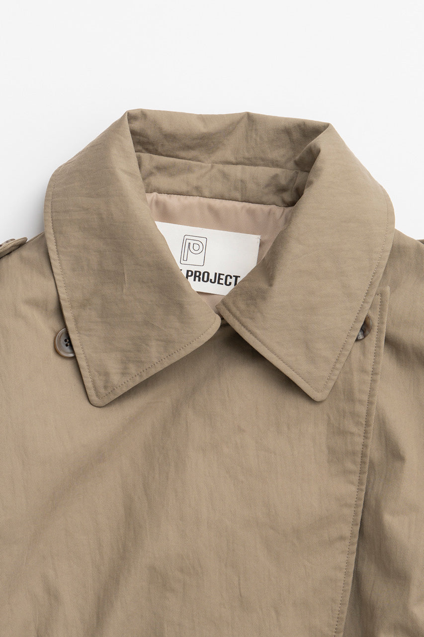 Boxy Middle Trench Coat - 2026AUTUMN