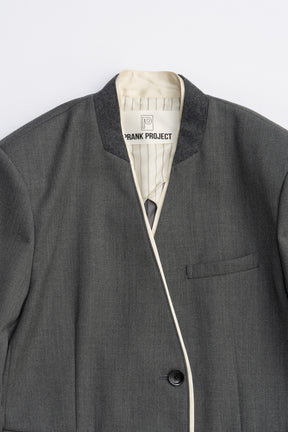No Collar Big Jacket - 2025 AUTUMN