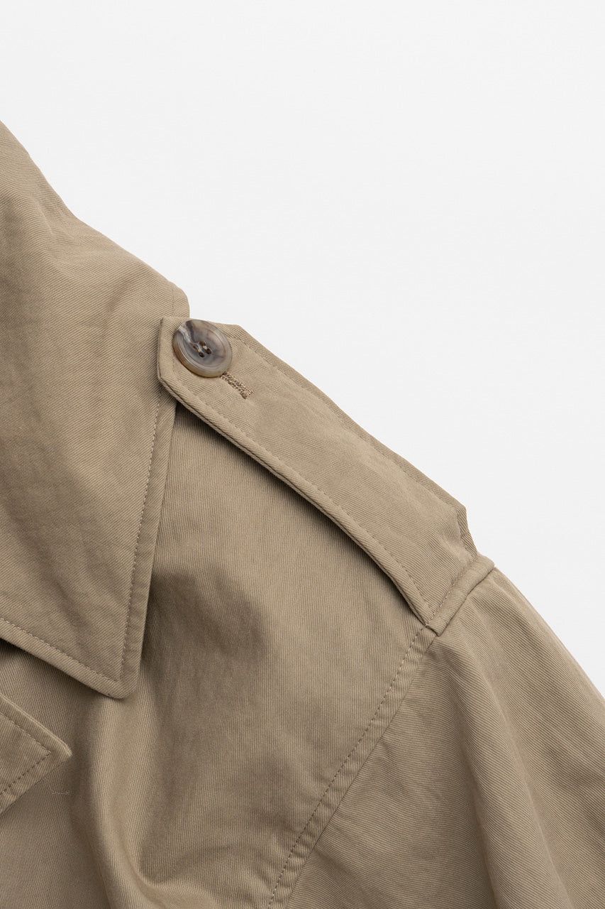 Boxy Middle Trench Coat - 2026AUTUMN