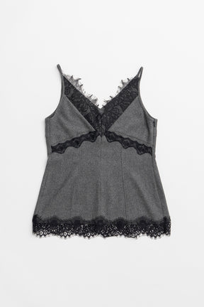 V-Neck Lace Camisole - 2026AUTUMN