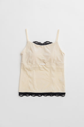 Velour Lace Cup-In Camisole - 2026AUTUMN