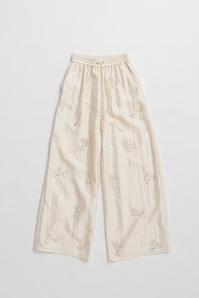 Embroidered Easy Pants - PRE ORDER