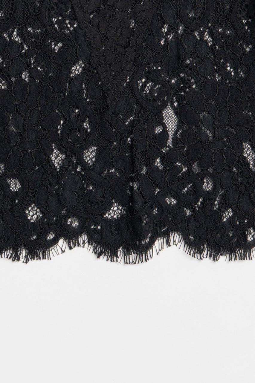 Shoulder Pad Combination Lace Blouse - 2026AUTUMN