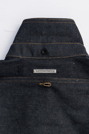 Scarf-Shaped Denim Jacket