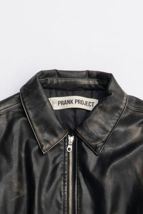 Flight Leather Bomber Jacket - 2025 AUTUMN