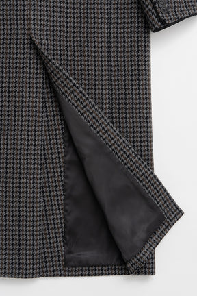 Gun Club Check Wide Shoulder Coat - 2026AUTUMN