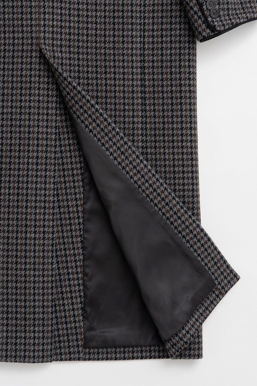Gun Club Check Wide Shoulder Coat - 2026AUTUMN