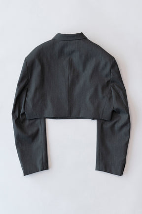 [SALE] Tech Wool Cropped Short Jacket